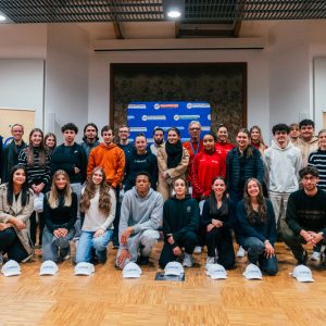 Cérémonie de signature des contrats d'étudiants sportifs de haut niveau - 50 ans UHA